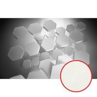 Фреска Ortograf 3D 33414 Фактура флок FLK Флизелин (4,3*2,7) Серый, Абстракция — фото 1, Фрески