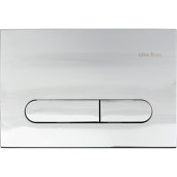 Клавиша смыва Allen Brau Project Color 9.2PR01.00 Хром матовый — фото 1, Кнопки смыва