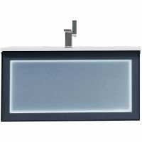 Тумба с раковиной Orans BC-9013-800 80 9013800 подвесная Matt Deep Ocean — фото 1, Тумбы с раковиной