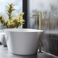 Товар: Смеситель для ванны Aquatek Классик AQ1545PG Полированное золото - фото 5 Смеситель для ванны Aquatek Классик AQ1545PG Полированное золото — фото 5, Смесители напольные