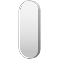 Зеркало Brevita Saturn 50 SAT-Dro1-050-platinum с подсветкой Платина матовая с сенсорным выключателем — фото 1, Мебель для ванной