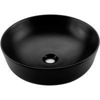 Раковина-чаша Gappo 42 GT105-8 Черная матовая — фото 1, Раковины накладные