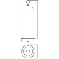 Товар: Контейнер для хранения Migliore Provance 17662 Хром Белый - фото 2 Контейнер для хранения Migliore Provance 17662 Хром Белый — фото 2, Аксессуары для ванной