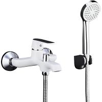 Смеситель для ванны Frap H31 F3231 Белый Хром — фото 1, Смеситель для ванны