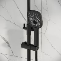 Душевая система Grossman Pragma 500.K35.03.210 Черная матовая — фото 5, Душевые стойки