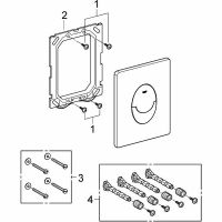 Клавиша смыва Grohe Skate Air Хром арт-38505000 — фото 7, Кнопки смыва