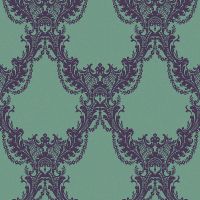 Обои LOYMINA Boudoir GT6 005 Флизелин (1*10,05) Зеленый/Серый, Дамаск — фото 1, Обои для стен