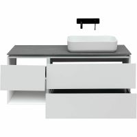 Товар: Тумба под раковину Allen Brau Infinity 120 R 1.21007.WM подвесная Белая матовая - фото 6 Тумба под раковину Allen Brau Infinity 120 R 1.21007.WM подвесная Белая матовая — фото 6, Мебель для ванной