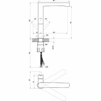 Товар: Смеситель для кухни Ravak Puri PU 016.00 X070143 Хром - фото 2 Смеситель для кухни Ravak Puri PU 016.00 X070143 Хром — фото 2, Смесители