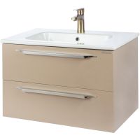 Тумба под раковину Bellezza Луиджи 80 4639213270458 подвесная Капучино — фото 1, Мебель для ванной