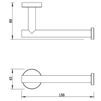 Товар: Держатель туалетной бумаги Whitecross Ergo gunmetal ER2260GM Оружейная сталь - фото 2 Держатель туалетной бумаги Whitecross Ergo gunmetal ER2260GM Оружейная сталь — фото 2, Держатели туалетной бумаги