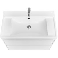 Товар: Тумба под раковину Roca Ona 80 A857630509 подвесная Белая матовая - фото 4 Тумба под раковину Roca Ona 80 A857630509 подвесная Белая матовая — фото 4, Мебель для ванной