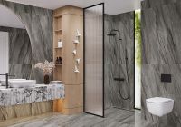 Керамогранит LCM Marmorise Graphite полированный 60120MAE25P 60х120 см — фото 12, Керамогранит