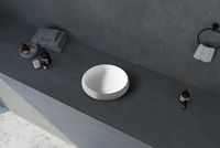 Раковина-чаша Abber Stein 40 AS2613 Белая матовая — фото 3, Раковины накладные