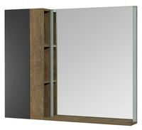 Зеркало Aquaton Терра 70 1A247002TEDY0 с подсветкой Дуб кантри — фото 4, Зеркала в ванную комнату