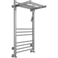 Водяной полотенцесушитель Terminus Валенсия П14 500х1000 4670078529480 с полкой Хром, нижнее подключение, G 1/2" ВР, с угловым соединением — фото 3, Водяные полотенцесушители