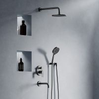 Товар: Душевая система Damixa Apollo 947510300 Черная матовая - фото 10 Душевая система Damixa Apollo 947510300 Черная матовая — фото 10, Душевое оборудование. Душевая программа