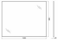 Товар: Зеркало BelBagno SPC 100 SPC-AL-1000-800 Nero Черное - фото 3 Зеркало BelBagno SPC 100 SPC-AL-1000-800 Nero Черное — фото 3, Мебель для ванной