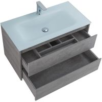Товар: Тумба под раковину BelBagno Kraft 90 KRAFT-900-2C-SO-CG подвесная Cemento Grigio - фото 7 Тумба под раковину BelBagno Kraft 90 KRAFT-900-2C-SO-CG подвесная Cemento Grigio — фото 7, Тумбы под раковину