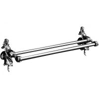 Полотенцедержатель Art&Max Athena AM-0618-T двойной Серебро — фото 1, Полотенцедержатели