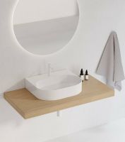 Товар: Раковина Ravak Ceramic Slim Wall O 55 XJX01155004 Белая - фото 5 Раковина Ravak Ceramic Slim Wall O 55 XJX01155004 Белая — фото 5, Раковины накладные