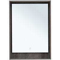 Товар: Зеркало Aquanet Милан 60 336393 с подсветкой Дуб рошелье с сенсорным выключателем - фото 3 Зеркало Aquanet Милан 60 336393 с подсветкой Дуб рошелье с сенсорным выключателем — фото 3, Зеркала в ванную комнату