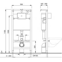 Товар: Инсталляция Pestan Fluenta 40006356 для унитаза со смывным бачком без клавиши смыва - фото 2 Инсталляция Pestan Fluenta 40006356 для унитаза со смывным бачком без клавиши смыва — фото 2, Инсталляции