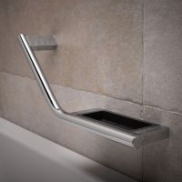 Товар: Поручень Keuco Plan 45 L 14909 012037 с мыльницей Хром - фото 2 Поручень Keuco Plan 45 L 14909 012037 с мыльницей Хром — фото 2, Аксессуары для ванной