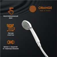 Смеситель для ванны Orange Classic M универсальный Хром арт-M71-211cr — фото 4, Смеситель для ванны