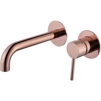 Смеситель для раковины Abber Wasser Kreis AF8112RG Розовое золото — фото 1, Смесители