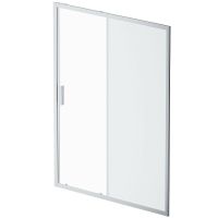 Товар: Душевая дверь AM.PM Gem 150 W90G-150-1-195MM профиль Хром матовый стекло матовое-прозрачное - фото 1 Душевая дверь AM.PM Gem 150 W90G-150-1-195MM профиль Хром матовый стекло матовое-прозрачное — фото 1, Раздвижные душевые двери