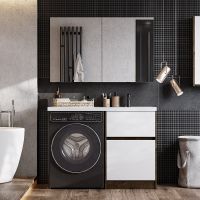 Товар: Тумба под раковину Aquaton Лондри 120 Дуб Рустикальный без фасада арт-1A266901LHDR0 - фото 9 Тумба под раковину Aquaton Лондри 120 Дуб Рустикальный без фасада арт-1A266901LHDR0 — фото 9, Тумбы под раковину