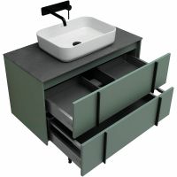 Тумба под раковину Allen Brau Reality 90 1.32006.CGM подвесная Олива матовая — фото 42, Тумбы под раковину