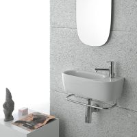 Раковина Globo Genesis 50 R GE046.BI*1 Белая — фото 3, Раковины