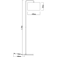 Торшер Artelamp Rupert A5024PN-1PB Белый Полированная медь — фото 5, Торшеры