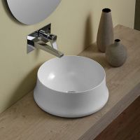 Раковина-чаша Simas Sharp 42 Белая арт-SH02bi*0 — фото 2, Раковины накладные