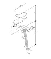 Смеситель для раковины AM.PM X-Joy F85A02133 Белый — фото 17, Смесители
