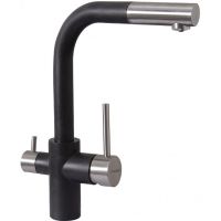 Смеситель для кухни Florentina Кристалл 333.32H.2123.102 Черный — фото 1, Смесители для кухни