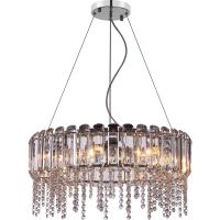 Люстра Maytoni Neoclassic Hail MOD097PL-08CH Прозрачная Хром — фото 1, Люстры