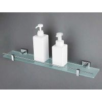 Стеклянная полка Gappo G38 G3807 Хром — фото 6, Полки для ванной и душа