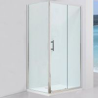 Душевой уголок Black&White Stellar Wind S108 90х120 1089012 профиль Серебристый хром стекло прозрачное — фото 1, Душевые уголки