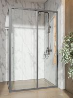 Товар: Душевой уголок Orange 120x90 E23-12090TB профиль Черный стекло прозрачное - фото 3 Душевой уголок Orange 120x90 E23-12090TB профиль Черный стекло прозрачное — фото 3, Прямоугольные душевые уголки