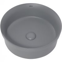 Раковина-чаша Abber Bequem 40 AC2103MG Серая матовая — фото 2, Раковины накладные