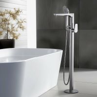 Смеситель для ванны Aquatek Бетта AQ1145CR Хром — фото 5, Смесители напольные