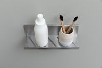 Металлическая полка Aquanet Магнум 30 334113 Сталь браш — фото 16, Полки для ванной и душа