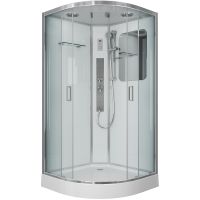 Душевая кабина Niagara Premium 100x100 NG-6002-01G с гидромассажем — фото 1, Душевые кабины