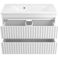 Товар: Тумба с раковиной Brevita Balaton 90 УТ000014505 подвесная Белая матовая - фото 3 Тумба с раковиной Brevita Balaton 90 УТ000014505 подвесная Белая матовая — фото 3, Мебель для ванной