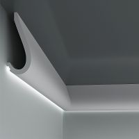 Карниз гибкий Европласт 1.50.710 2000x100x250 мм арт-1.50.710 (гибкий) — фото 4, Карнизы