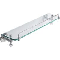 Стеклянная полка Art&Max Antic Crystal AM-E-2682SJ-Cr Хром — фото 1, Полки для ванной и душа