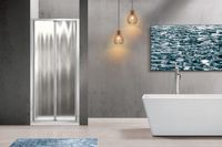 Душевая дверь Vincea Garda 90 VDB-1G900CH профиль Хром стекло шиншилла — фото 3, Душевые двери в нишу